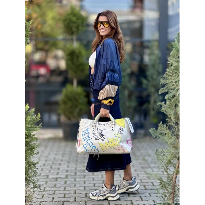 ÇOK RENKLİ İTHAL ÇANTA