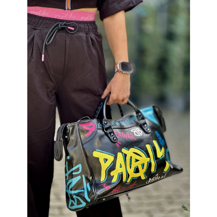 ÇOK RENKLİ İTHAL ÇANTA