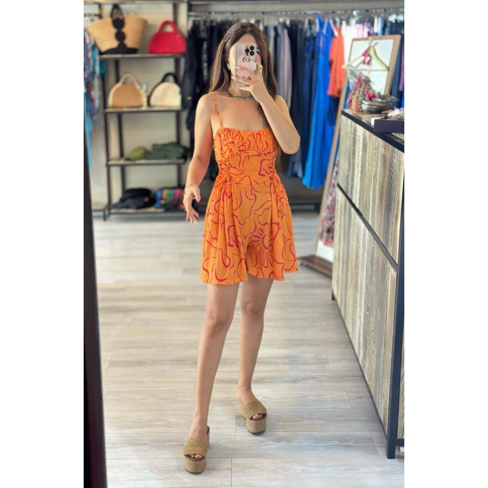 DESENLİ ŞORTLU TULUM