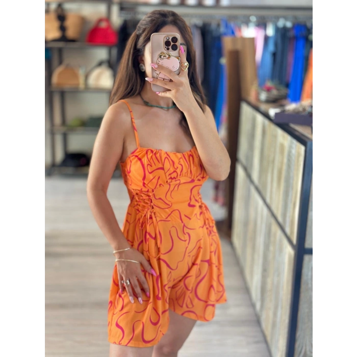 DESENLİ ŞORTLU TULUM