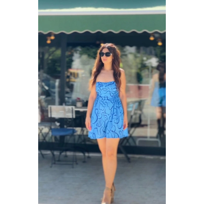 DESENLİ ŞORTLU TULUM