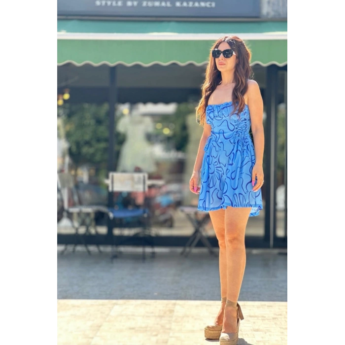 DESENLİ ŞORTLU TULUM