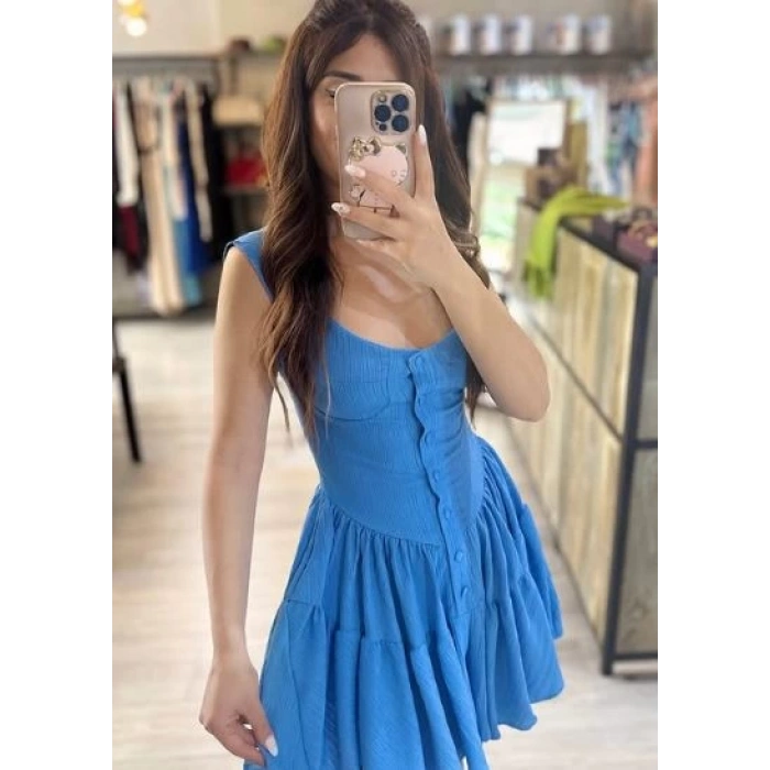 DÜĞME DETAYLI ŞORT TULUM