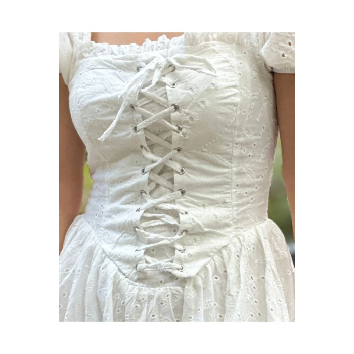 FİSTO KUŞGÖZÜ ELBİSE