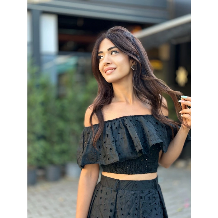 FİSTO SİYAH ETEKLİ TAKIM