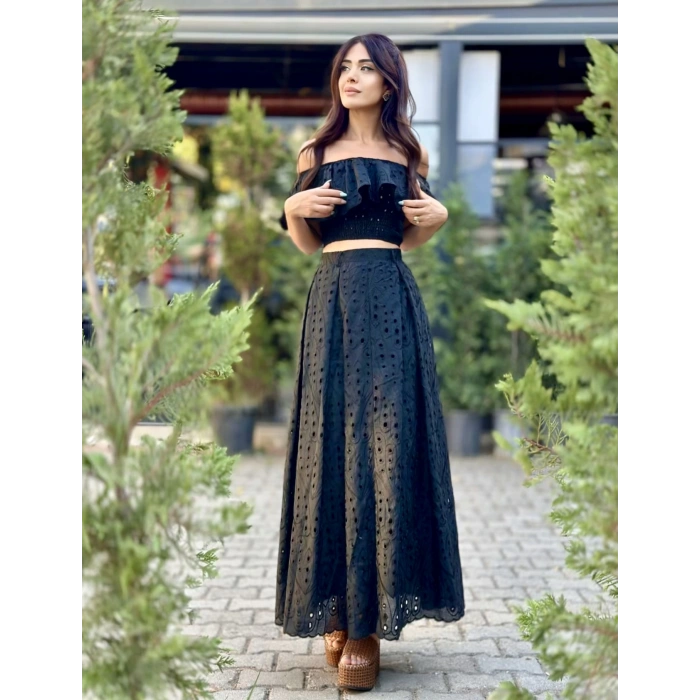 FİSTO SİYAH ETEKLİ TAKIM