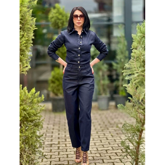 GÖMLEKLİ JEAN TAKIM