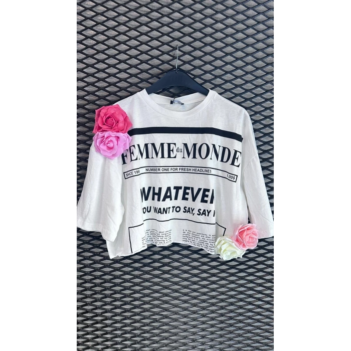 GÜLLÜ TİŞÖRT KISA