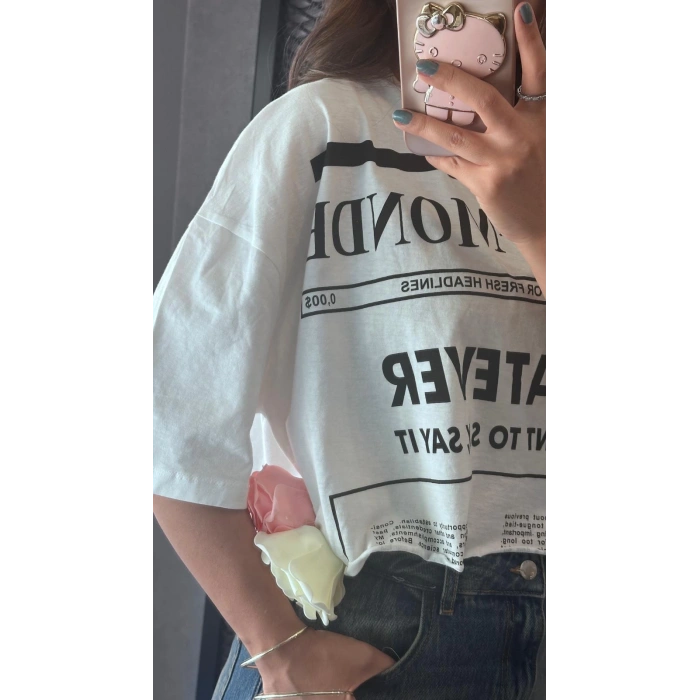 GÜLLÜ TİŞÖRT KISA