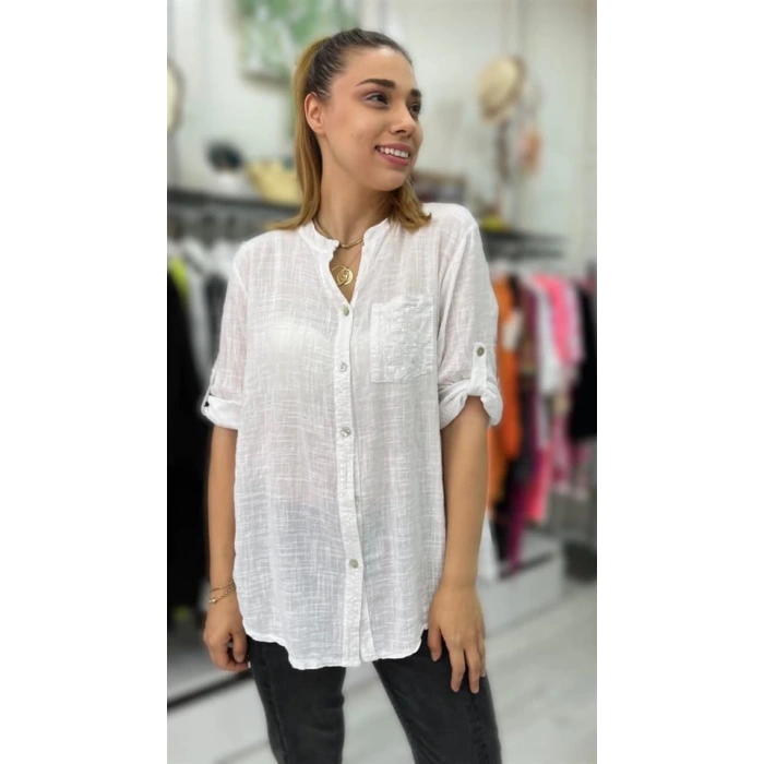 İTHAL APOLETLİ GÖMLEK