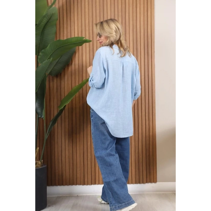 İTHAL APOLETLİ GÖMLEK