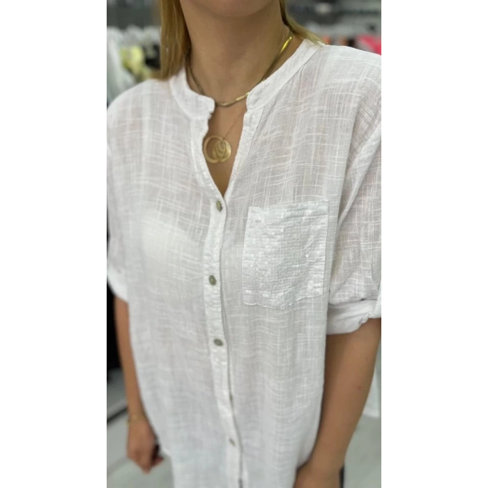 İTHAL APOLETLİ GÖMLEK