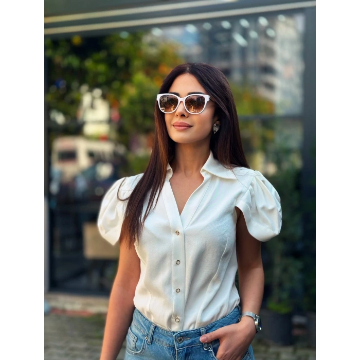 İTHAL KUMAŞ BEYAZ GÖMLEK