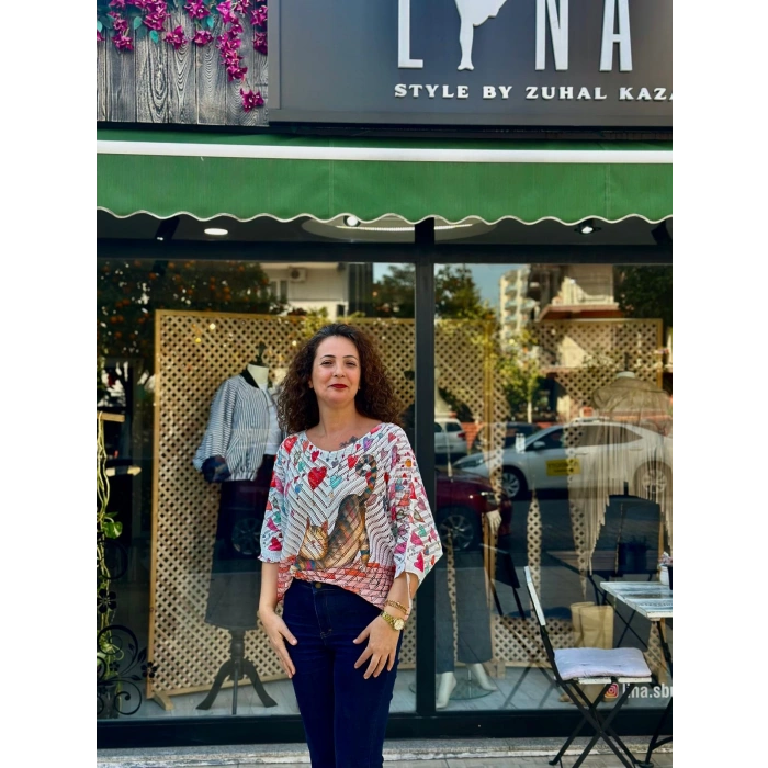 İTHAL YARASA KOL BLUZ