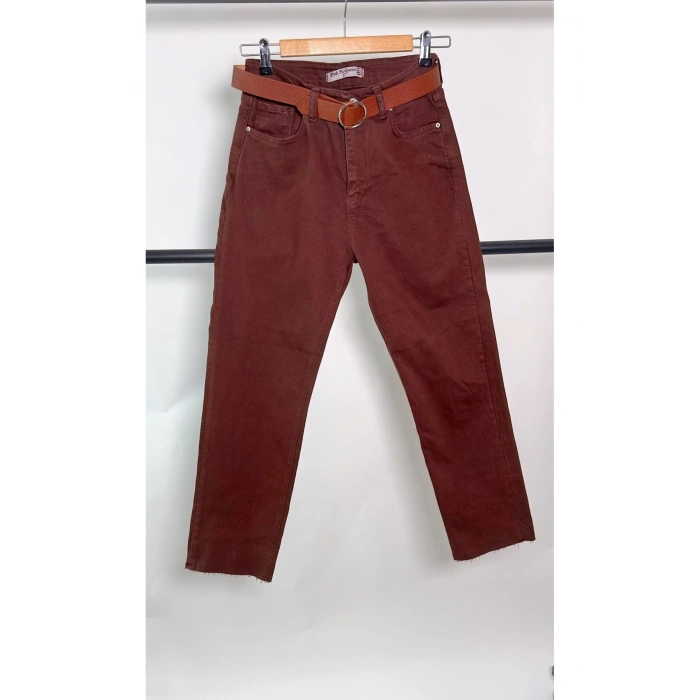 KAHVERENGİ KOT PANTOLON