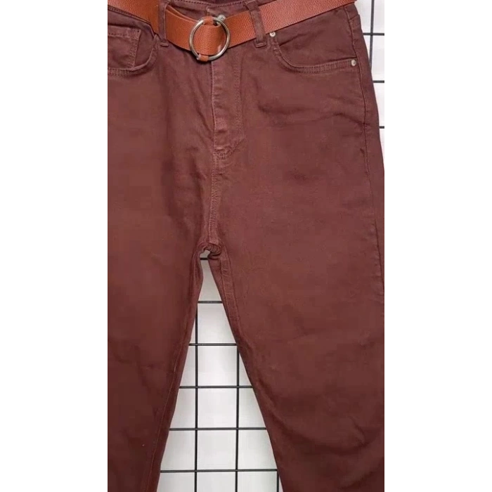 KAHVERENGİ KOT PANTOLON