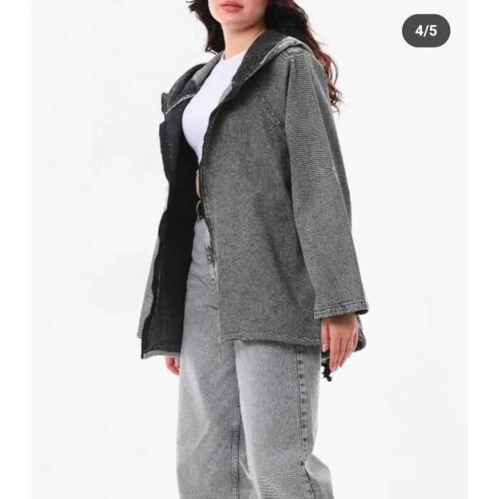 KAPUŞONLU KOT JEKET