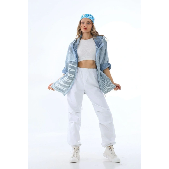 KAPUŞONLU KOT JEKET