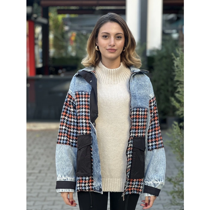 KAZAYAĞI DETAY KOT CEKET