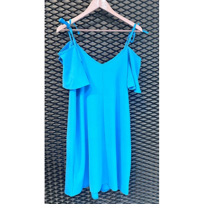 KOLLARI FIRFIRLI ELBİSE