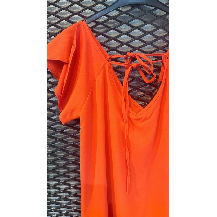 KOLLARI FIRFIRLI ELBİSE