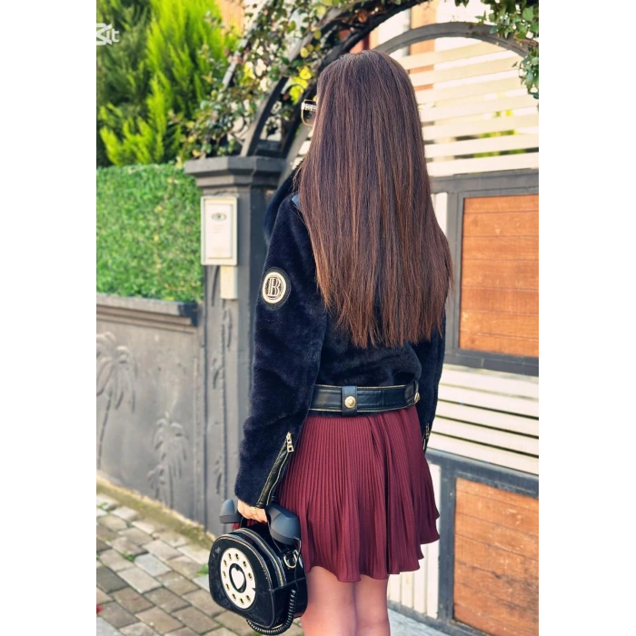 KÜRK YAKA ALCANTRA MONT