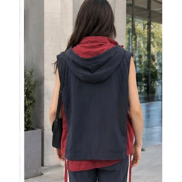 LACİVERT BORDO YELEKLİ EŞOFMAN TAKIM NX