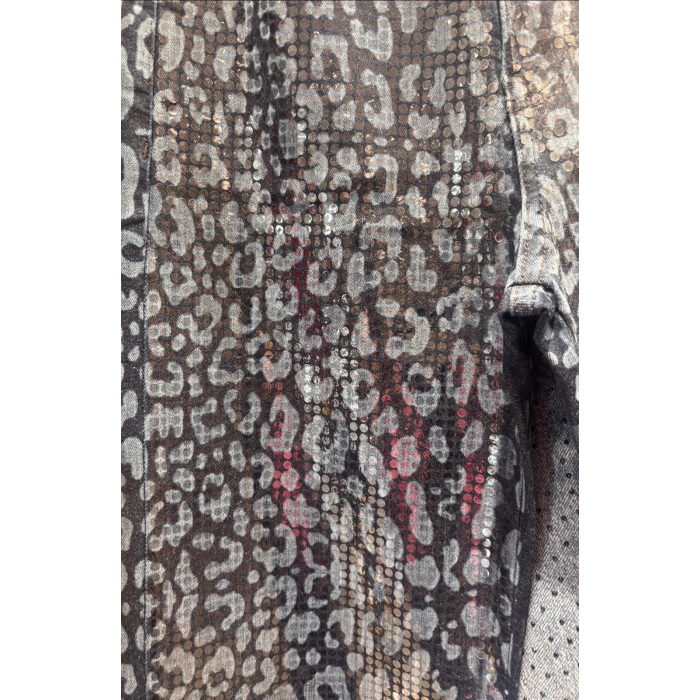 LEOPAR TASARIM VİNİL JEAN ITS