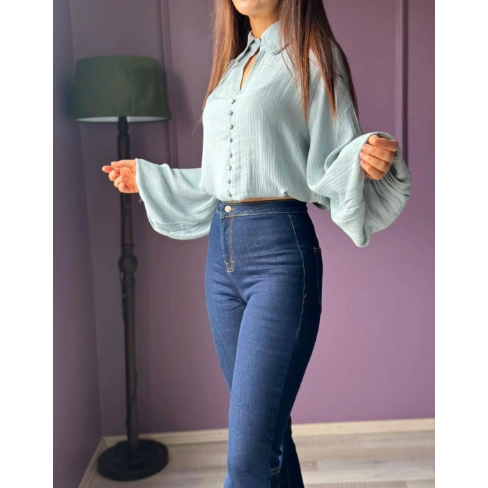 LİKRALI LACİVERT JEAN