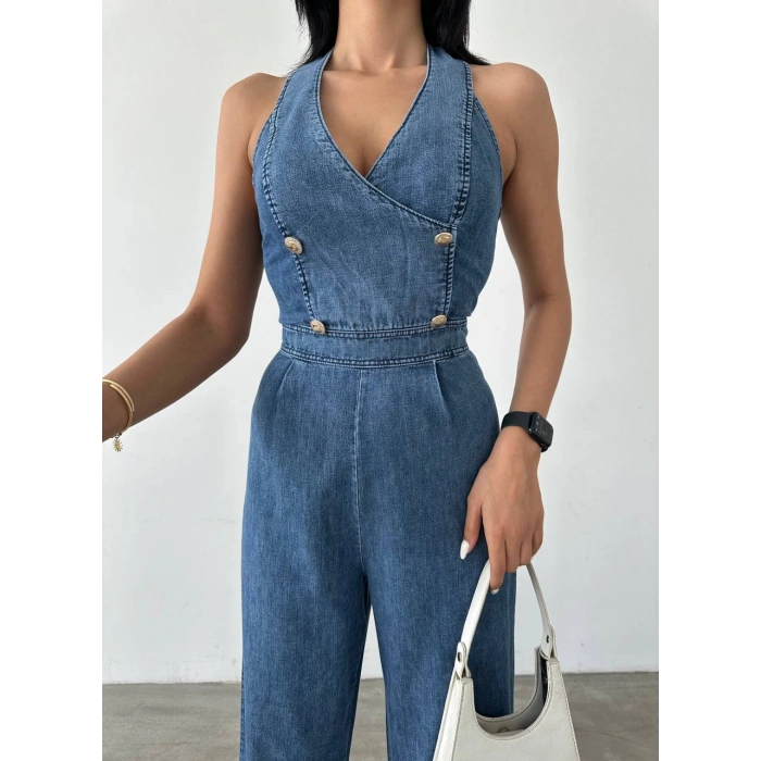 MAVİ UZUN KOT TULUM