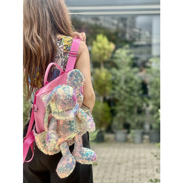 MICKEY IŞILTILI ÇANTA