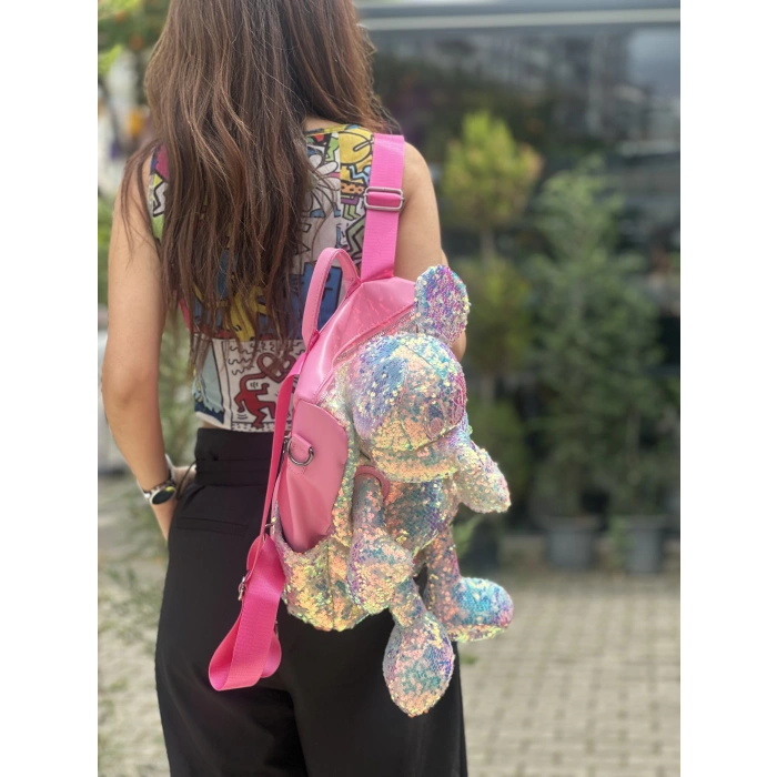 MICKEY IŞILTILI ÇANTA