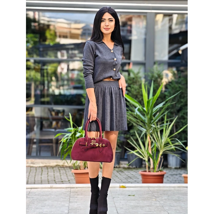 MİMİ SÜET DOKULU ÇANTA