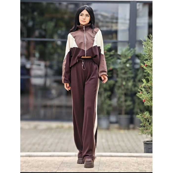 MODAL DOKULU RENKLİ KAHVE TAKIM