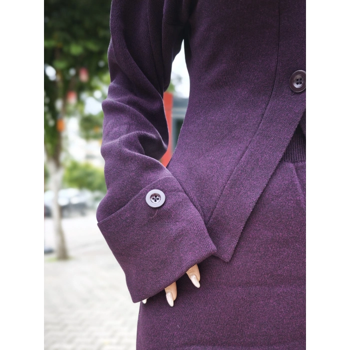 MÜRDÜM TRİKO CEKET ETEK TAKIM