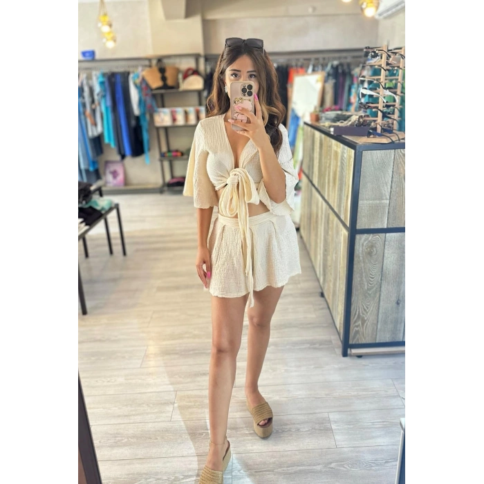 MÜSLİN ŞORTLU TAKIM