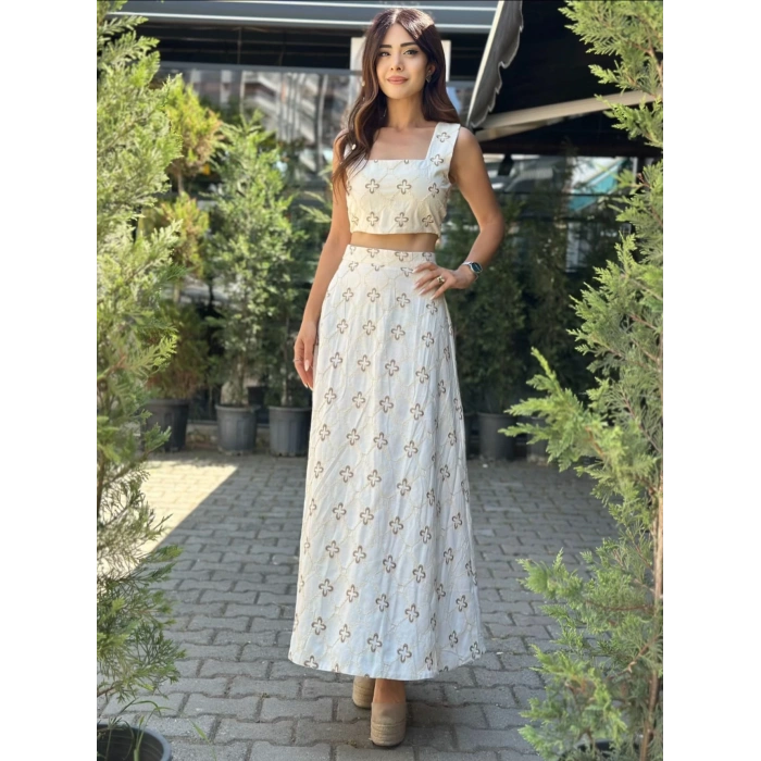 NAKIŞLI KETEN TAKIM