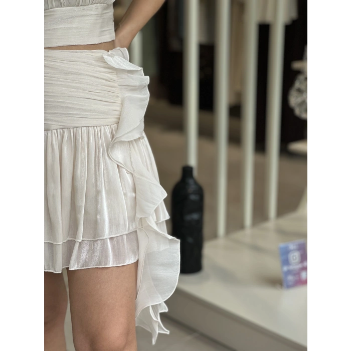 PARLAK DOKULU VOLANLI ETEK