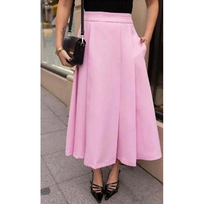 PEMBE MİDİ BOY ETEK