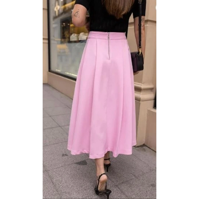 PEMBE MİDİ BOY ETEK