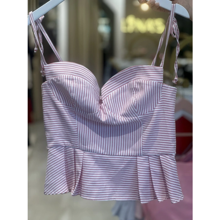 PEPLUM BLUZ