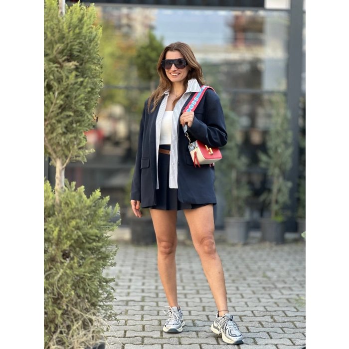 PİLELİ KEMERLİ ETEK