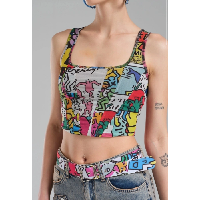 RENKLİ CROPTOP