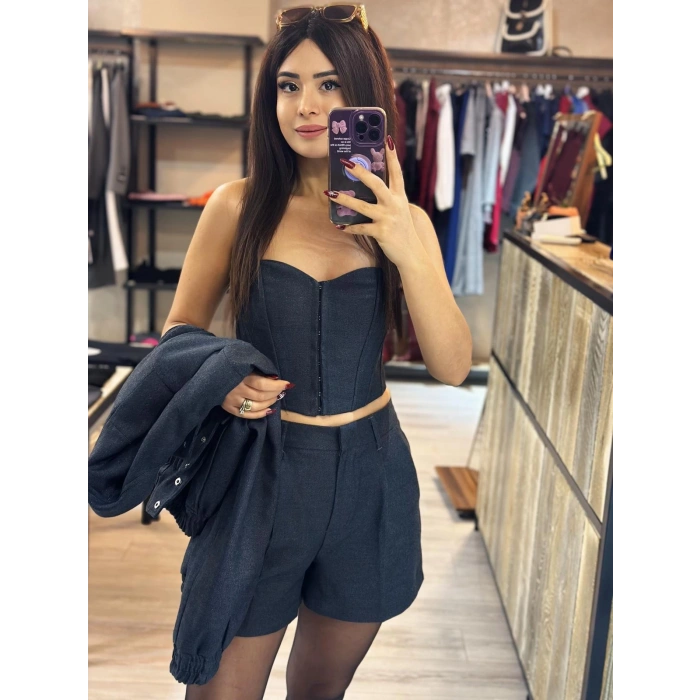 SİMLİ DOKU ANTRASİT CROP