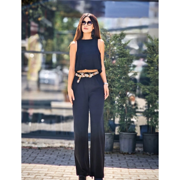 SİYAH BALON KETEN TAKIM