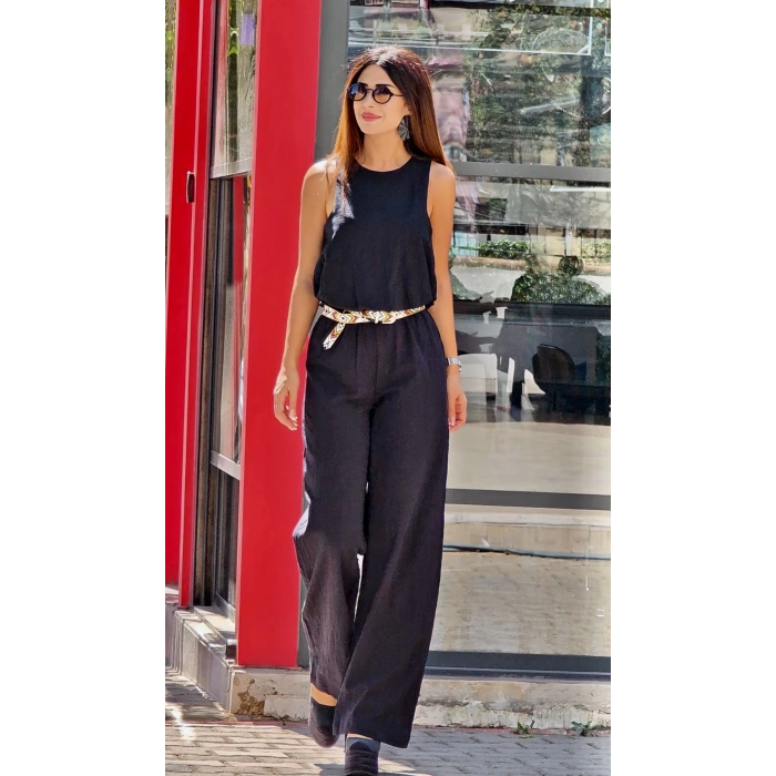 SİYAH BALON KETEN TAKIM