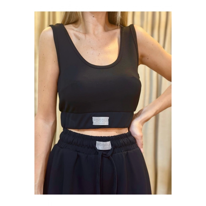 SİYAH İKİLİ ŞORTLU TAKIM