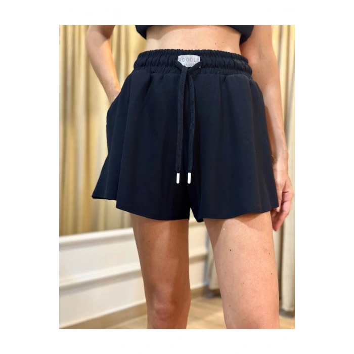 SİYAH İKİLİ ŞORTLU TAKIM