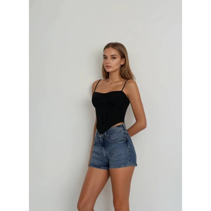 SİYAH SIRTI BAĞLAMALI BUSTİYER