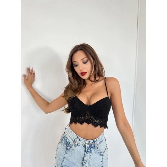 SİYAH TÜL BRALET